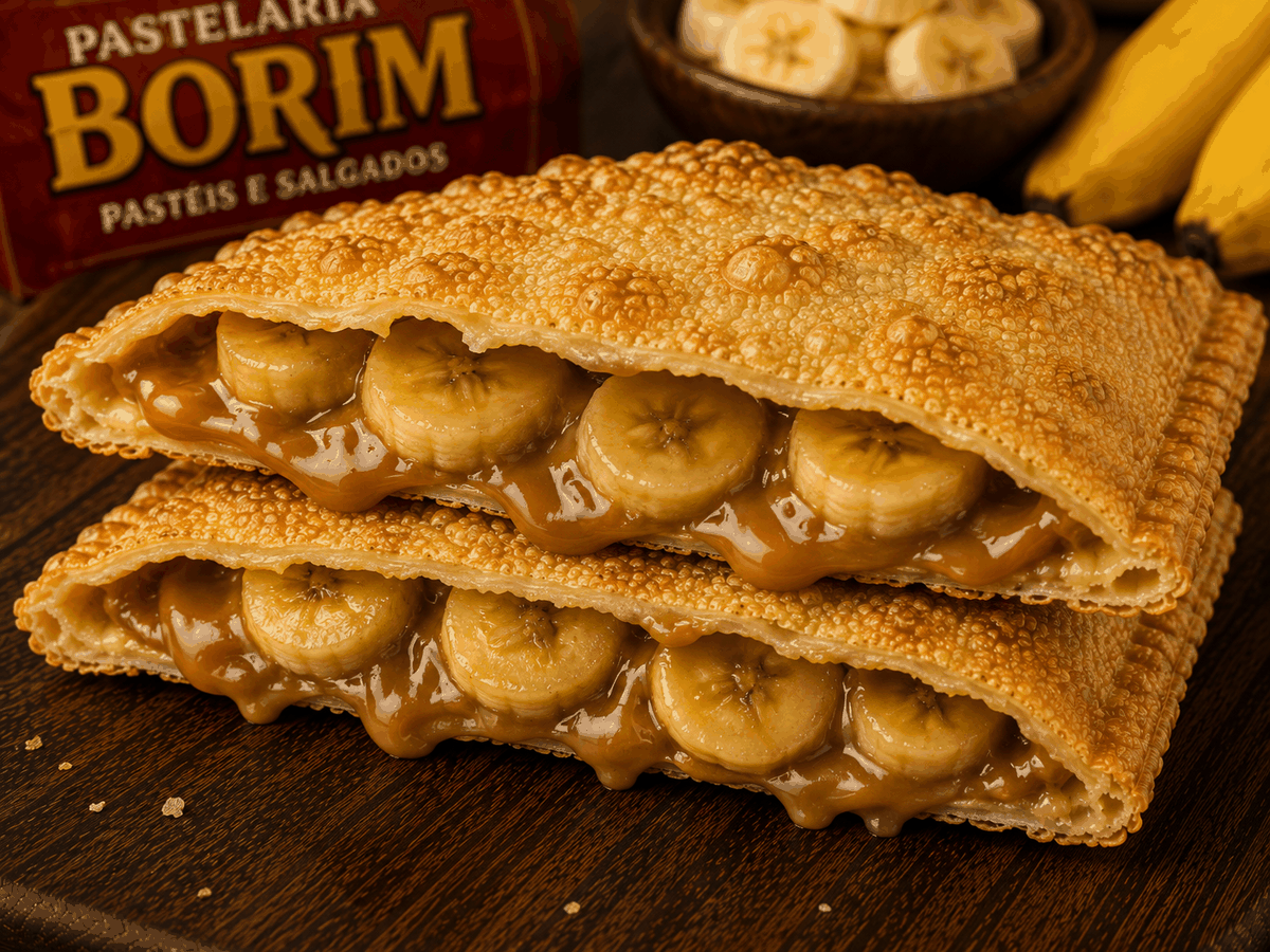 Banana com doce de leite